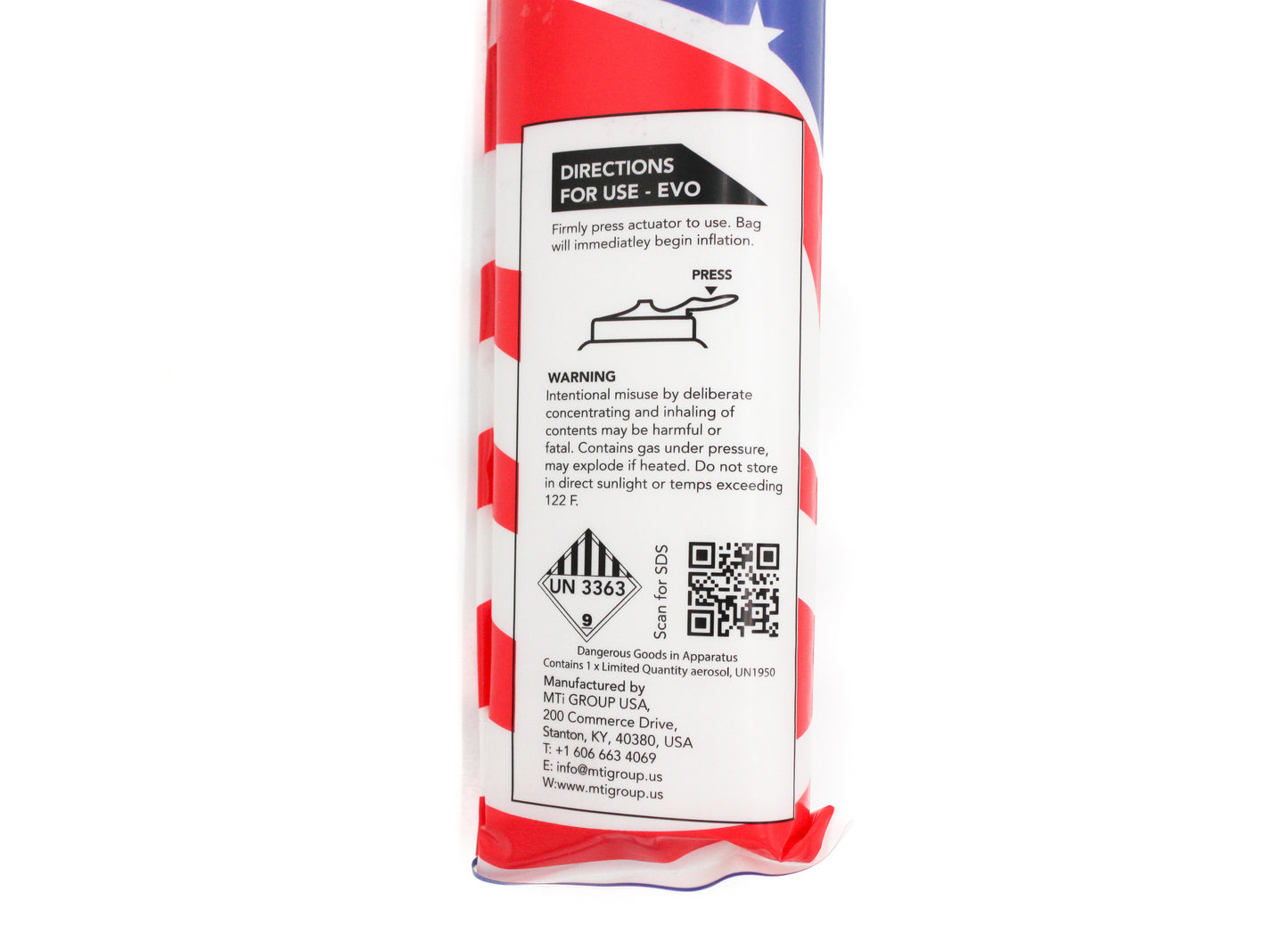 BlastBag EVO blast hole sealing plug packaging for safer blasting