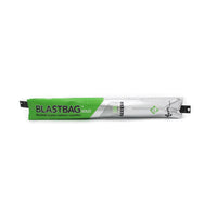 Six BLASTBAG SOLO sizes lined up: Quokka, Koala, Bilby, Platypus, Wombat, Emu (4-inch to 12-inch blast hole plugs)