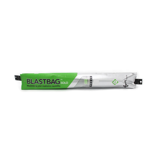 Non-flammable gas inflation system for BLASTBAG SOLO gasbag