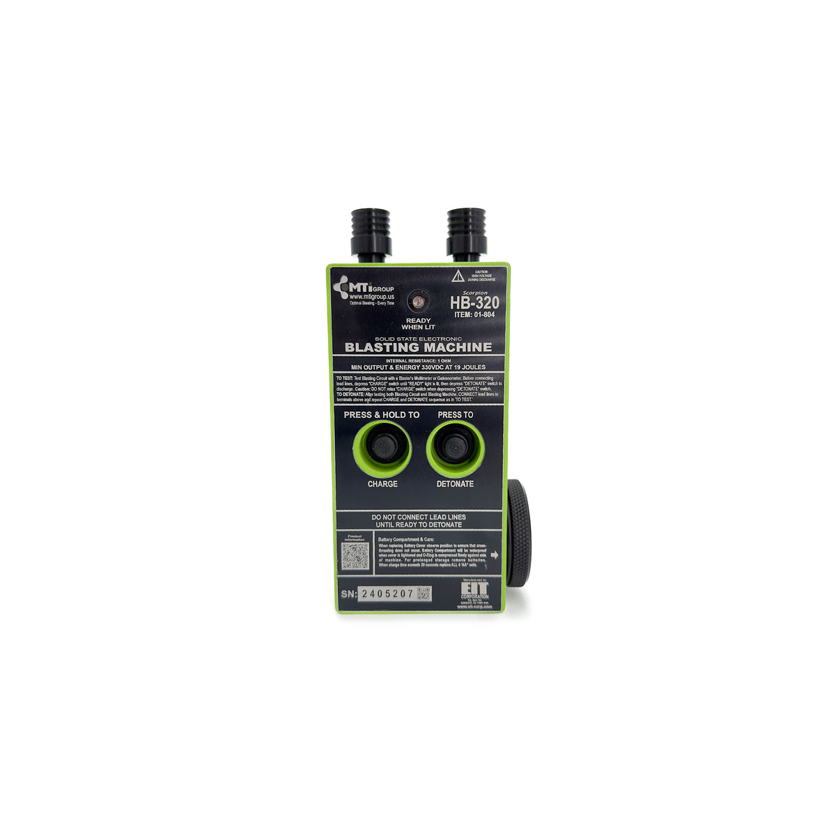 HB-320 Rugged Waterproof Blasting Machine - Initiation Machines - MTi USA