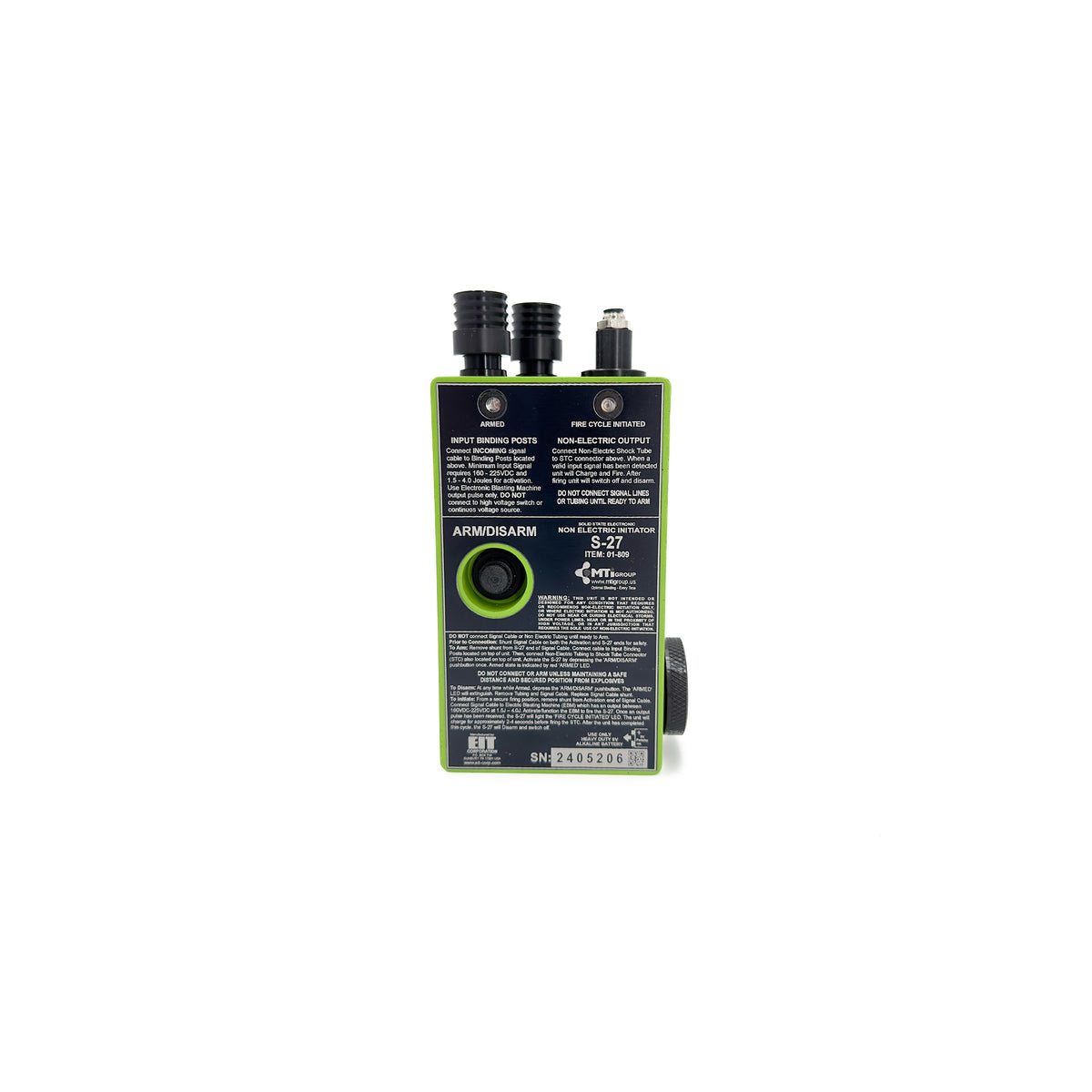 S-27 Blasting Machine - Initiation Machines - MTi USA