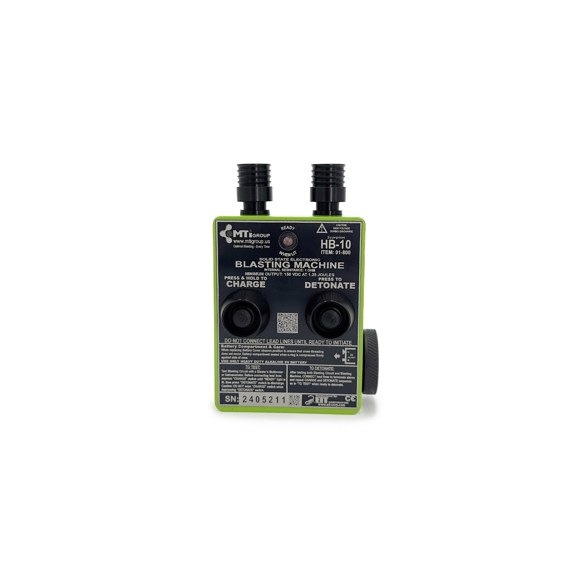 HB-10 Electric Initiator - Initiation Machines - MTi USA