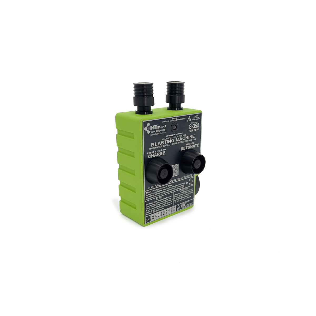 S-355 Compact Electric Blasting Machine - Initiation Machines - MTi USA