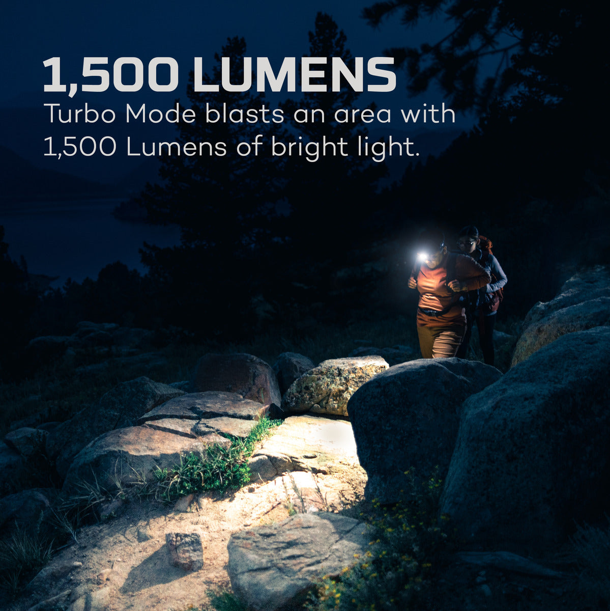 NEBO Transcend 1500 - 1,500 lumen output
