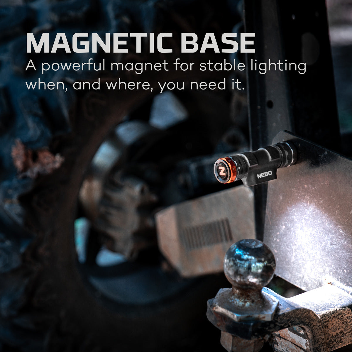 NEBO Transcend 1500 - magnetic base