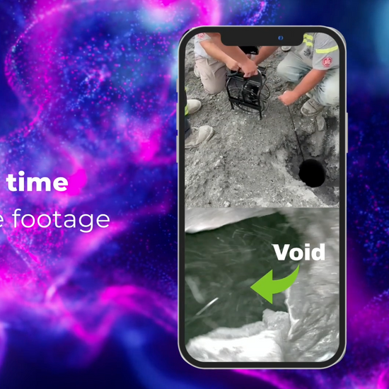 borehole camera for downhole inspection being used at a mine site