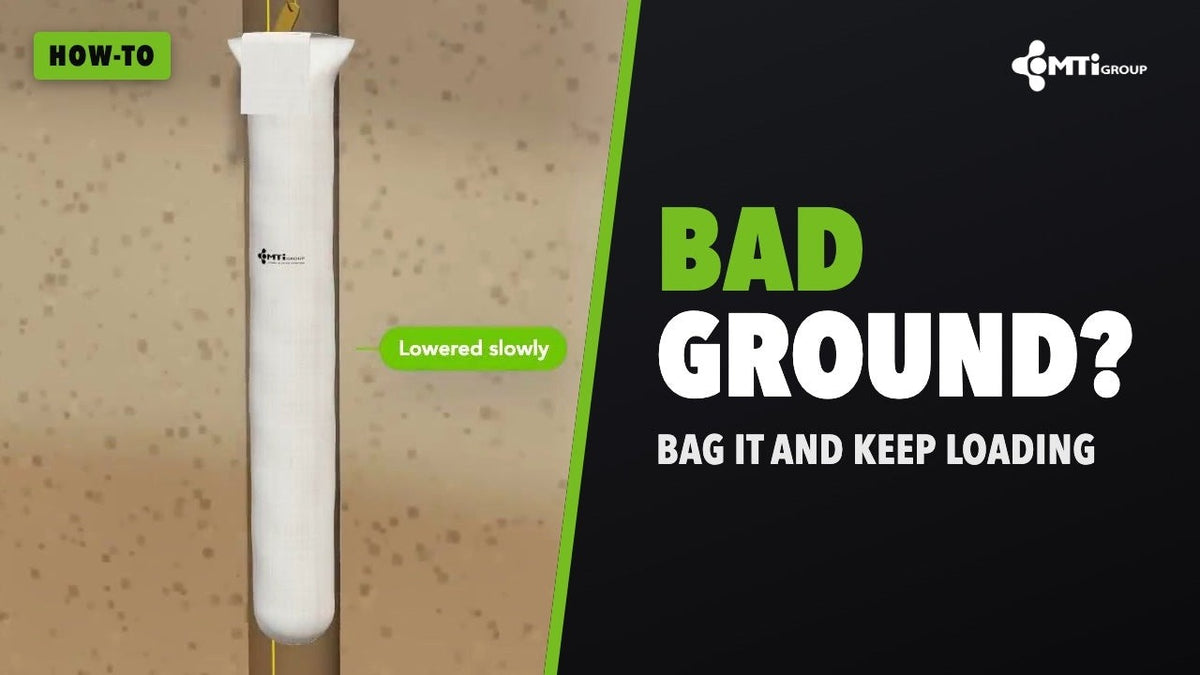 How-to video: How to load past a crack in a blast hole with shot bags