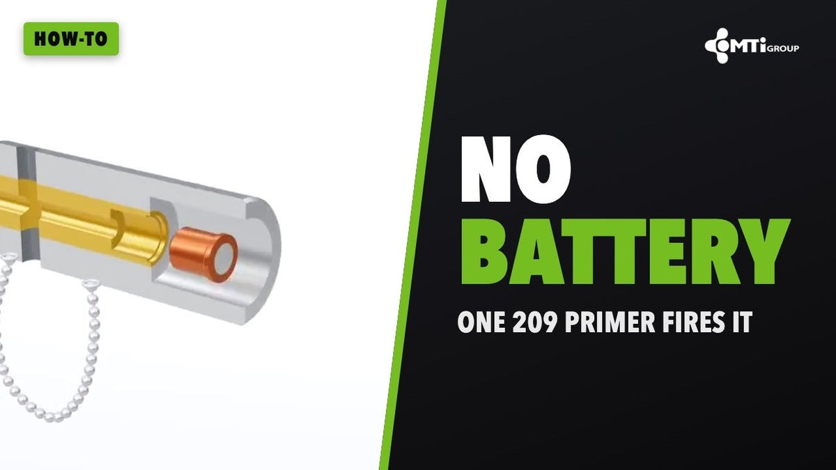 How-to video: How to fire a shot with an HR-3 mechanical starter and 209 primers
