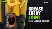 How-to video: How to grease drill steel threads with Copper Rock thread lubricant and a dope brush